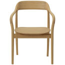 Takoアームチェア（板座）ホワイトオーク・ナチュラルホワイト[2543-31]