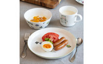 ナルミ アンナエミリア プレート(くま) 19cm 51949-5644P