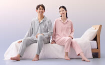 【男女兼用&nbsp;Lサイズ&nbsp;淡グレー】ReDリカバリーウェア&nbsp;スリープ&nbsp;パジャマトップス長袖&nbsp;ルームウェア&nbsp;部屋着&nbsp;疲労回復&nbsp;血行促進&nbsp;一般医療機器&nbsp;バイタルテック