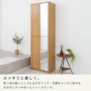 ミラー付きシューズラック&nbsp;ハイタイプ&nbsp;幅60cm（ホワイトウッド）シューズボックス&nbsp;ミラー付き&nbsp;ハイタイプ&nbsp;日本製&nbsp;国産&nbsp;シューズラック&nbsp;大容量&nbsp;下駄箱&nbsp;ミラー&nbsp;姿見&nbsp;全身鏡&nbsp;靴&nbsp;収納&nbsp;靴箱&nbsp;シューズ&nbsp;玄関収納&nbsp;木製&nbsp;おしゃれ&nbsp;SBM060020-0-WWO