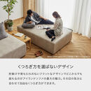 コアガリー&nbsp;幅180cm&nbsp;ソファ&nbsp;背クッション2個付き&nbsp;グレー&nbsp;&nbsp;【モーブル／大川家具】