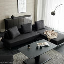 ミゲル&nbsp;ソファ&nbsp;180cm&nbsp;3人掛け&nbsp;チャコールブラック【モーブル】【大川家具】