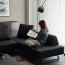 ミゲル&nbsp;ソファ&nbsp;200cm&nbsp;3人掛け&nbsp;チャコールブラック【モーブル】【大川家具】