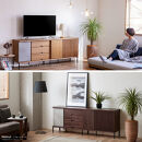 AGUERO&nbsp;アゲロ&nbsp;160cm&nbsp;サイドボード&nbsp;＜オークホワイト＞&nbsp;&nbsp;【モーブル】【大川家具】