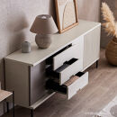 AGUERO&nbsp;アゲロ&nbsp;160cm&nbsp;サイドボード&nbsp;＜オークホワイト＞&nbsp;&nbsp;【モーブル】【大川家具】