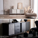 AGUERO&nbsp;アゲロ&nbsp;180cm&nbsp;サイドボード&nbsp;＜オークホワイト＞&nbsp;&nbsp;【モーブル】【大川家具】