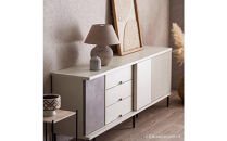 AGUERO&nbsp;アゲロ&nbsp;200cm&nbsp;サイドボード&nbsp;＜オークホワイト＞&nbsp;&nbsp;【モーブル】【大川家具】