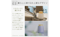 液体ソープ美濃焼ディスペンサー（スノーホワイト）