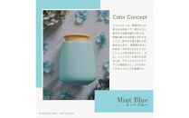 液体ソープ美濃焼ディスペンサー（ミントブルー）