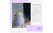 液体ソープ美濃焼ディスペンサー（ライラック）