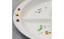 ナルミ みんなでたべよっ！ キッズプレート 28cm 40433-5554