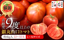 【先行予約 2026年2月～5月出荷予定／限定50箱】全国トマト選手権銅賞受賞トマト『銀丸山口トマト』高糖度トマト　L~Mサイズ