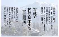 【令和7年産　頒布会】雪温精法　佐渡産こしひかり4kg×6回