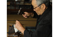 堺刀司　モリブデン鋼三徳庖丁