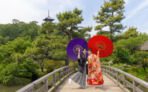 「横浜三溪園」での前撮り・フォトウェディング