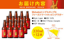 身近な味わいに驚きと感動を！&nbsp;REVO&nbsp;BREWING　PEACE*12本セット