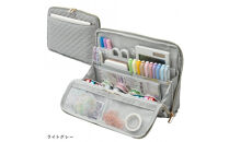 Y-Style 手帳が入るペンケース Lサイズ【ライトグレー】