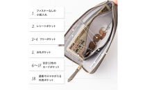 Y-STYLE&nbsp;魔法の収納&nbsp;薄型ロングウォレット【チャコール】