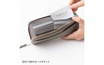 Y-STYLE&nbsp;魔法の収納&nbsp;薄型ロングウォレット【チャコール】