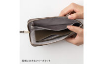 Y-STYLE&nbsp;魔法の収納&nbsp;薄型ロングウォレット【チャコール】