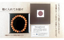 屋久杉×12月誕生石ブレスレット【20cm (L)】