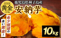 種子島産安納黄金いも10kg&nbsp;2S～Sサイズ（61g～150g）