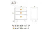 ESTA&nbsp;チェスト&nbsp;幅80cm&nbsp;ヒノキ