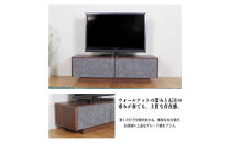 logicテレビボード&nbsp;幅120cm&nbsp;オーク/ウォールナット