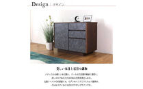 logic&nbsp;サイドボード&nbsp;キャビネット&nbsp;90cm&nbsp;ウォールナット/オーク