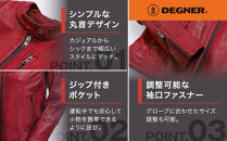 【デグナー】レディースレザージャケット＜レッド&nbsp;XLサイズ＞｜京都&nbsp;バイクギア&nbsp;人気ブランド&nbsp;バイク&nbsp;[FR20SJ-9A]［&nbsp;バイク用品&nbsp;レザージャケット&nbsp;羊革&nbsp;軽くて丈夫&nbsp;レディース&nbsp;人気&nbsp;おすすめ&nbsp;レザー&nbsp;革&nbsp;革ジャン&nbsp;ツーリング&nbsp;ライダー&nbsp;バイカー&nbsp;お取り寄せ&nbsp;通販&nbsp;送料無料&nbsp;ふるさと納税&nbsp;］