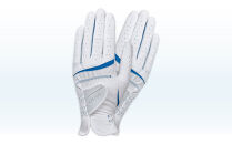 【高島屋選定品】ゼクシオレディースグローブ&nbsp;GGG-X022WW両手用&nbsp;ホワイトブルー20cm