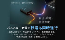 Nextorage&nbsp;ディスプレイ付き&nbsp;みえるポータブルSSD　1TB