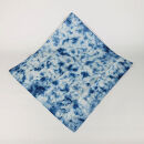 本藍染コットン100％ハンカチ ムラクモ染め　【ホワイト系】