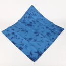 本藍染コットン100％ハンカチ&nbsp;ムラクモ染め　【ブルー系】