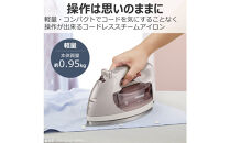 東芝&nbsp;アイロン&nbsp;コードレス&nbsp;前後左右スムーズなかけ心地&nbsp;TA-FDX770(N)