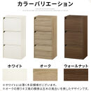 【完成品でお届け】扉付きカラーボックス〔3段〕（ウォールナット）カラーボックス&nbsp;扉付き&nbsp;3段&nbsp;木製&nbsp;収納棚&nbsp;扉付き本棚&nbsp;リビング&nbsp;キッチン&nbsp;寝室&nbsp;雑貨&nbsp;小物&nbsp;収納&nbsp;収納ボックス&nbsp;隙間収納&nbsp;ラック&nbsp;AKANBR920131-0-WAL
