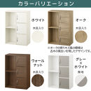 【完成品でお届け】多目的ラック〔扉付き・扉右側タイプ〕（ホワイト）2列&nbsp;カラーボックス&nbsp;2段&nbsp;3段&nbsp;扉付き&nbsp;A4&nbsp;木製&nbsp;雑誌&nbsp;コミック&nbsp;本棚&nbsp;漫画収納&nbsp;おもちゃ&nbsp;収納&nbsp;収納棚&nbsp;ラック&nbsp;扉付きカラーボックス&nbsp;おしゃれ&nbsp;AKANBR920134-R-WH