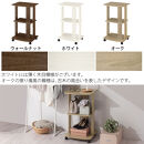 【完成品でお届け】[&nbsp;幅45cm&nbsp;]&nbsp;キャスター付きテレビ台（ウォールナット）テレビ台&nbsp;ハイタイプ&nbsp;収納&nbsp;インテリア&nbsp;テレビボード&nbsp;プリンターワゴン&nbsp;スリムラック&nbsp;キャスター付き&nbsp;ワゴン&nbsp;木製ラック&nbsp;3段&nbsp;TKANVB018119-0-WAL