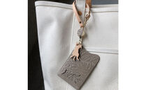 aonecoリール付きパスケース【ミモザイエロー】