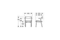 【浜本工芸】オーク無垢　ハンギングチェア　DA-7004