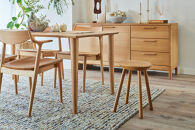 【浜本工芸】オーク無垢　7504スツール　ダイニングテーブル用