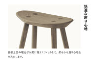 【浜本工芸】オーク無垢　7555スツール　ダイニングテーブル用