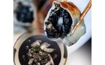 【琉みんみん】沖縄県産イカスミ餃子　4パック&nbsp;　48個入り