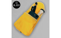 香川県産&nbsp;丈夫でやさしい綿の手触り&nbsp;帆布の吊るせるポーチ&nbsp;ブラック、１点