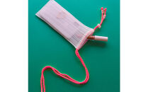 香川県産 プリーツ ポシェット・ストライプ［ ピンク １点］軽やかで上品な透け感のあるサコッシュ