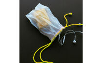 香川県産 プリーツ ポシェット・ヘリンボーン［ イエロー １点］軽やかで上品な透け感のあるサコッシュ