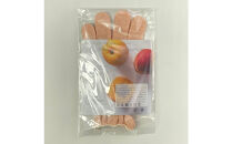 おやすみ ハンドケア オーガニックコットン 100% 手袋 1双 アプリコットで染めたやさしい色合い