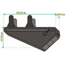 R250&nbsp;フレームインナーバッグ&nbsp;&nbsp;ミディアム&nbsp;アーガイル&nbsp;&nbsp;リップストップ&nbsp;ブラック