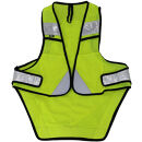 R250&nbsp;サイクル反射ベスト&nbsp;&nbsp;ポケット付きロング&nbsp;フリーサイズ&nbsp;&nbsp;ネオンイエロー