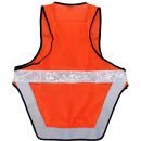 R250&nbsp;サイクル反射ベスト&nbsp;&nbsp;ポケット付きロング&nbsp;フリーサイズ&nbsp;&nbsp;ネオンオレンジ